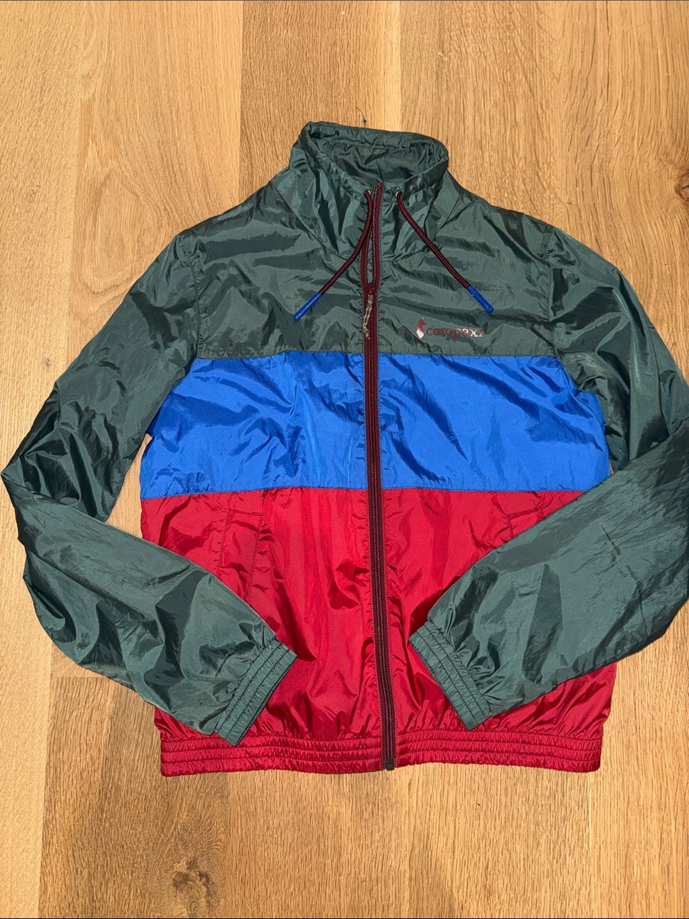 Cotopaxi Teca Vista Colorblock Windbreaker unisex Jacket men’s S women’s M